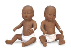 Simulaids Black Baby Boy and Girl Nasco™ 10 lbs. Vinyl