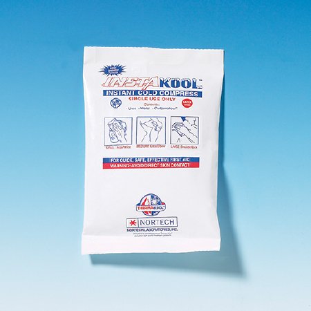 Nortech Lab Corporation Instant Cold Pack InstaKool™ Junior General Purpose 5 X 7 Inch Plastic / Urea / Water / CarbamaKool™ Disposable