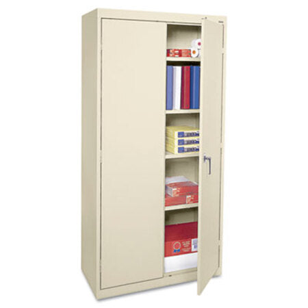 Alera® Economy Assembled Storage Cabinet, 36w x 18d x 72h, Putty