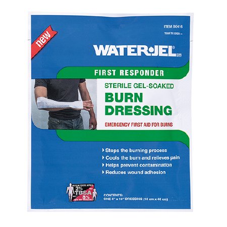 Water Jel Burn Dressing Water-Jel® First Responder 4 X 16 Inch Rectangle Sterile