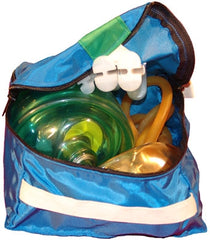 Thomas Transport Packs / EMS Center Airway Pouch Thomas Blue 8 X 8 X 4 Inch - M-1071366-1402 - Each