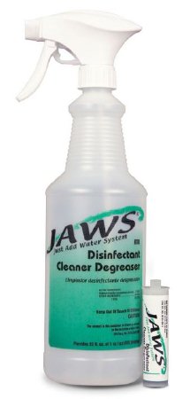 Canberra JAWS® Surface Disinfectant Cleaner / Degreaser Quaternary Based Liquid Concentrate 10 mL Cartridge Citrus Floral Scent NonSterile - M-1071420-1505 - Case of 6