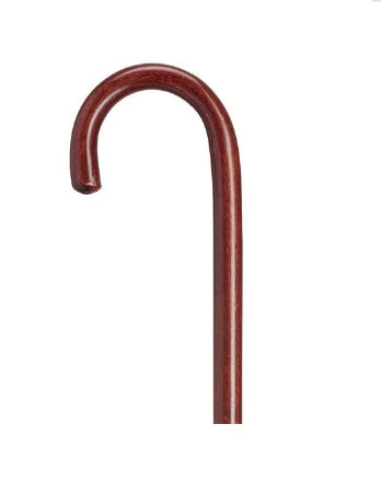 Harvey Surgical Supply Round Handle Cane Harvy® Wood 36 Inch Height Mahogany