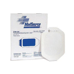 MedSource International Transparent Film Dressing Site-Loc Rectangle 2-3/8 X 2-3/4 Inch Frame Style Delivery With Label Sterile