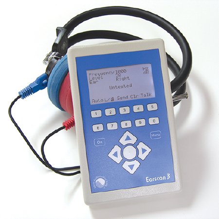 Micro Audiometrics Audiometer Earscan® Pure Tone Automatic Screening Air Conduction