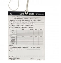 North American Rescue Combat Card Tear Resistant / Water Proof 1-1/2 X 4-1/2 X Inch