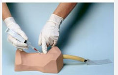 Simulaids Cricothyrotomy Simulator With 4 Overlay Skins