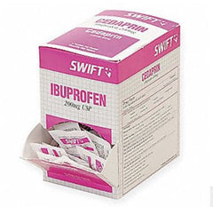 Honeywell Safety Products Pain Relief Swift® 200 mg Strength Ibuprofen Tablet 125 per Box