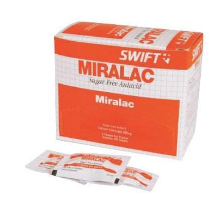Honeywell Safety Products Antacid Miralac 420 mg Strength Tablet 50 per Bottle