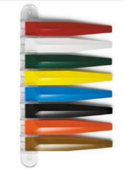 Market Lab Inc Exam Room Signal Flag Wall Mount 8-Flag 13-1/4 Inch - M-1072452-4724 - Each