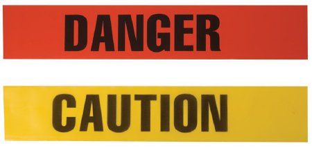 Safety Flag Pre-Printed Label Safety Flag™ Warning Label Yellow Tape Caution Black Barricade Tape 3 X 1000 Inch - M-1072882-1693 - Each