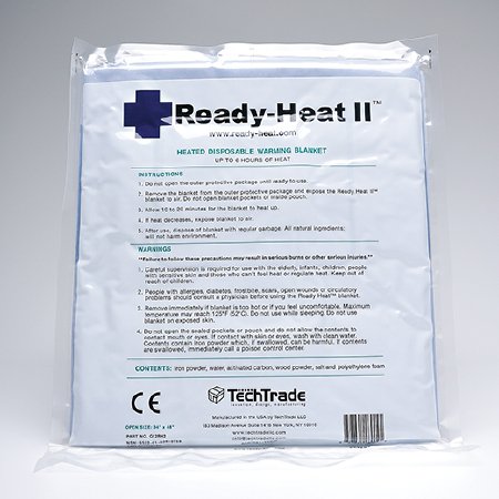 Tech Trade LLC Rescue Blanket Ready-Heat II 34 X 48 Inch Foam Core 1.5 lbs.