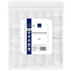 Abena North America Conforming Bandage Abena® Cotton 1-Ply 4 Inch X 4-1/10 Yard Roll Shape NonSterile