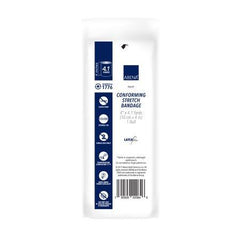 Abena North America Conforming Bandage Abena® Cotton 1-Ply 4 Inch X 4-1/10 Yard Roll Shape Sterile