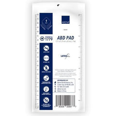 Abena North America Abdominal Pad Abena® Nonwoven Cellulose 7-1/2 X 8 Inch Rectangle Sterile