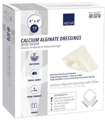 Abena North America Silver Calcium Alginate Dressing Abena® 4 X 4 Inch Square Sterile
