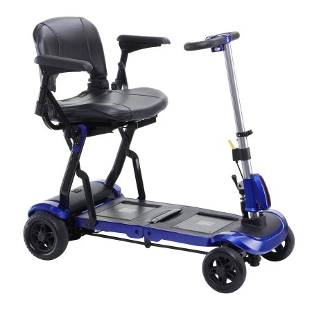 Drive Medical 4 Wheel Electric Scooter ZooMe Flex 275 lbs. Weight Capacity Blue