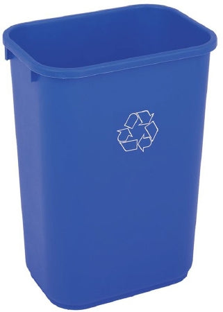 Grainger Recycling Container Tough Guy 10-1/4 gal. Rectangular Blue Plastic Open Top - M-1073773-1029 - Each