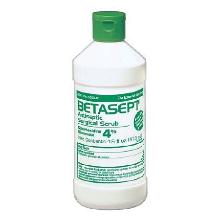 Emerson Healthcare Surgical Scrub Betasept® 16 oz. Bottle 4% Strength CHG (Chlorhexidine Gluconate) NonSterile