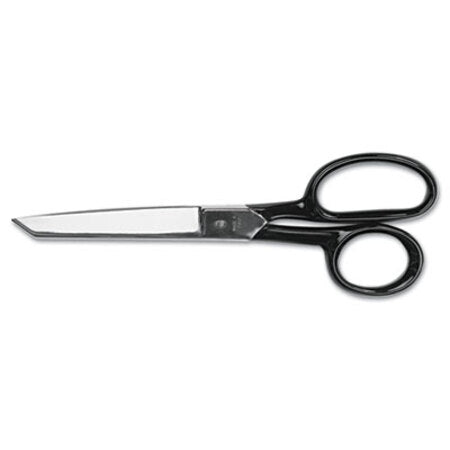 Clauss® Hot Forged Carbon Steel Shears, 8" Long, 3.88" Cut Length, Black Straight Handle
