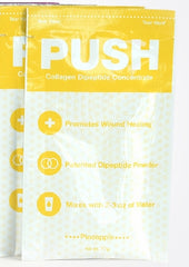 Global Health Products Oral Supplement PUSH Collagen Dipeptide Concentrate Pineapple Flavor Powder 7.7 Gram Individual Packet