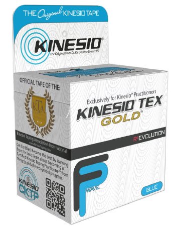 KMS LLC Kinesiology Tape Kinesio® Tex Gold™ FP Water Resistant Cotton 2 Inch X 4-3/10 Yard Blue NonSterile
