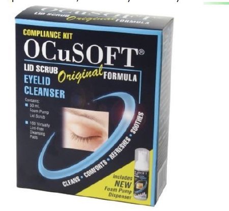 Ocusoft Eyelid Cleanser Kit OCuSOFT® Lid Scrub® Compliance Kit 100 per Box Topical Foam