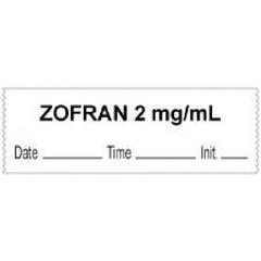 Precision Dynamics Drug Label PDC® Anesthesia Label Zofran 2mg/mL Date_Time_Int White 1/2 X 1 Inch - M-1074550-3758 - Roll of 1