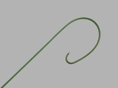 Cook Medical Support Guidewire .035 Inch Diameter 260 cm Length Apex Curved Tip Extra-stiff - M-1074674-2530 - Each