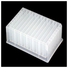 Fisher Scientific Multi Well High Profile Reagent Reservoir Axygen™ 2.84 oz., Clear, 22 mL Volume, Non-sterile, Disposable, ANSI/SLAS, RNase/DNase-free, Non-pyrogenic