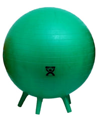 Fabrication Enterprises Inflatable Exercise Ball with Stability Feet CanDo® Green