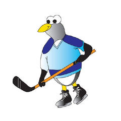 Clinton Industries Hockey Penguin Graphic