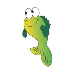 Clinton Industries Fish Graphic, 14 Inch