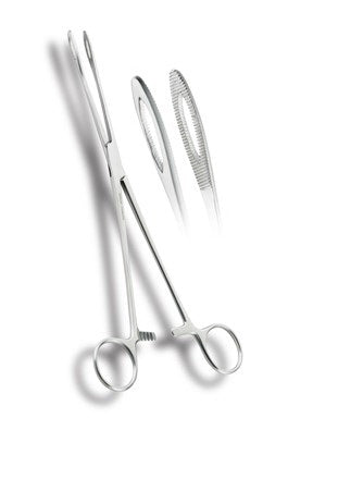 Cooper Surgical Uterine Polyp Forceps Euro-Med® Foerster 10 Inch Length Curved - M-1075121-1455 - Each