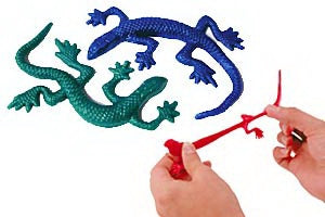 Medibadge Kids Love Stickers® 36 per Unit Stretchy Lizard Toy Chest 5.5 Inch