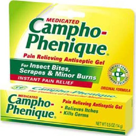 FoundationA Consumer HealthcareA LLC Cold Sore Pain Relief Campho-Phenique® 10.8% - 4.7% Strength Camphor / Phenol Topical Gel 0.5 oz.