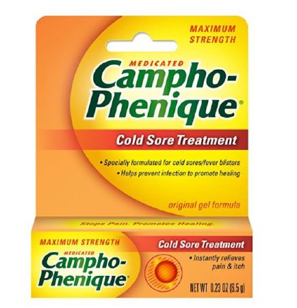 FoundationA Consumer HealthcareA LLC Cold Sore Pain Relief Campho-Phenique® 10.8% - 4.7% Strength Camphor / Phenol Topical Gel 0.23 oz.