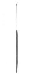 V. Mueller Ear Curette V. Mueller® Billeau 7 Inch Length Single-ended Round Knurled Handle 5.2 X 7.7 mm Tip Flexible Oval Loop Tip - M-1075488-1676 - Each