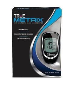 Nipro Diagnostics Blood Glucose Meter True Metrix™ 4 Second Results Stores Up To 500 Results , 7 , 14 , and 30 Day Averaging No Coding Required