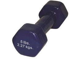 Fabrication Enterprises Dumbbell Hexagon Heads CanDo® 5 lbs.