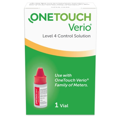 LifeScan Blood Glucose Control Solution OneTouch® Verio® Blood Glucose Testing 48 s Level 4