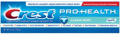 Procter & Gamble Toothpaste Crest® Pro-Health® Clean Mint Flavor 4.6 oz. Tube
