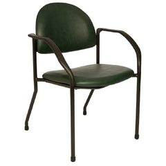 The Brewer Company Side Chair 1200 Series Deep Sea With Armrests Vinyl