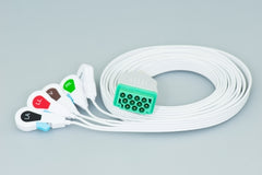 Sage Services Group Lead Set 3.3 Meter, 5-Leads, Disposable For Vital Signs Monitor