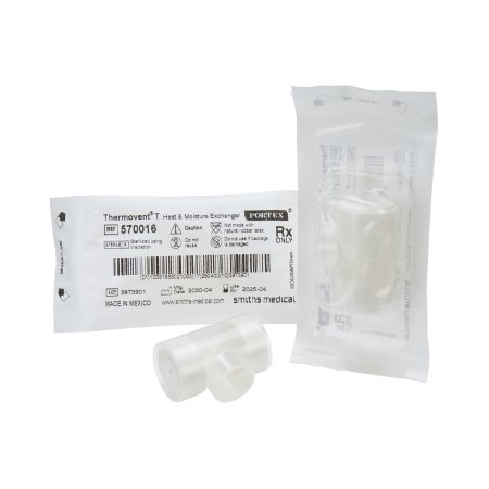 Smiths Medical Heat and Moisture Exchanger - Trach Thermovent® 25 mg H2O/L 2.6 cm H2O at L/min