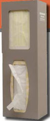 Bowman Manufacturing PPE Dispenser BOWMAN® Wall Mount Bay Gray 4.2 X 7.2 X 15.1 Inch Powder-Coated Aluminum