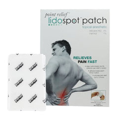 Fabrication Enterprises Topical Pain Relief LidoSpot™ 4% - 1% Strength Lidocaine / Menthol Patch 20 per Box