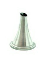 BR Surgical Ear Speculum Tip Oval, Regular End Size 2 Stainless Steel 5 mm Reusable