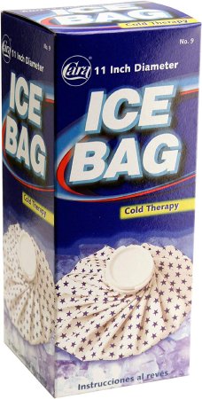 Cara Inc English Style Ice Bag Cara® General Purpose One Size Fits Most 11 Inch Diameter Fabric / Rubber Reusable