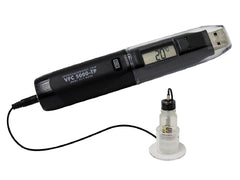 Control Solutions Inc Refrigerator / Freezer Vaccine Data Logger Kit VFC 5000 Fahrenheit / Celsius -40° to +257°F (-40° to +125°C) Bottle Probe Desk / Wall / Door Mount Battery Operated